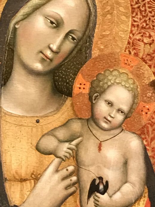 Die Ausstellung in Palazzo Barberini  präsentiert  auch wertvolle Tafeln von dem Maestro der Madonna 